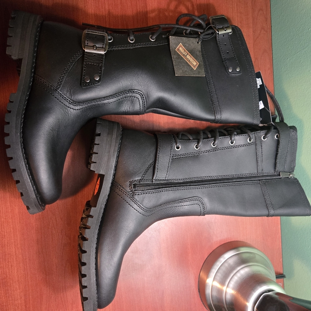 Harley Davidson knee high boots